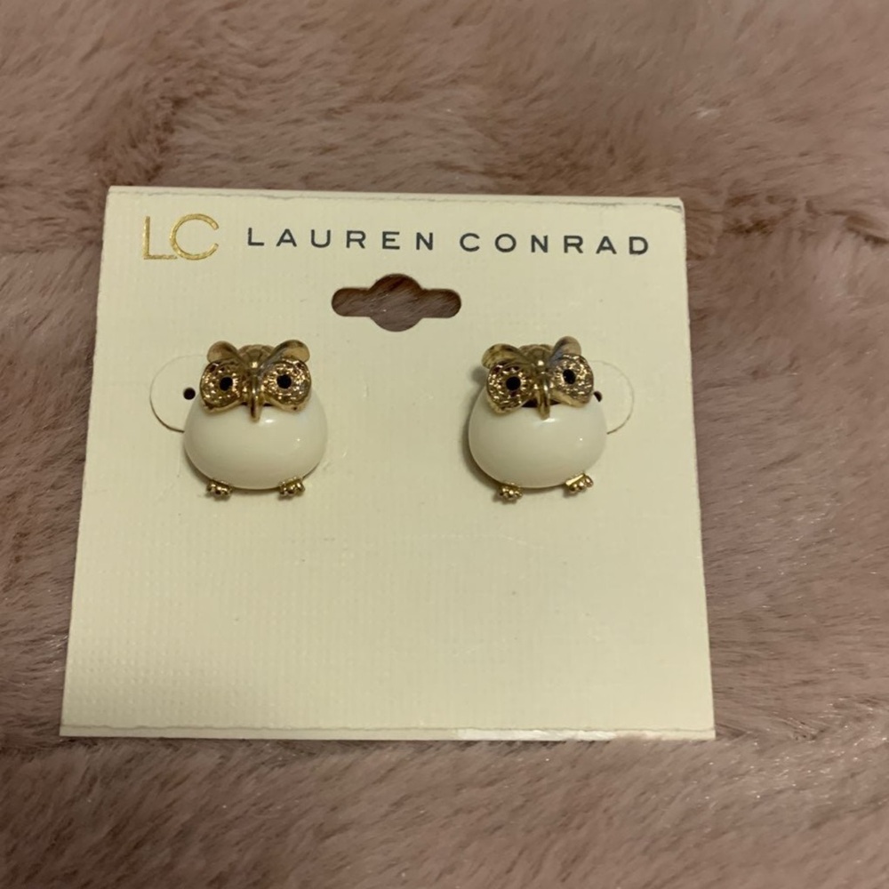 Lauren Conrad Owl Stud Earrings